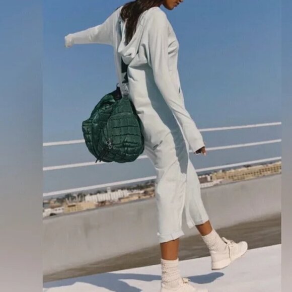 #129 NWT Free People Hot Shot Long-Sleeve Onesie in Artic Snow - Picture 3 of 6